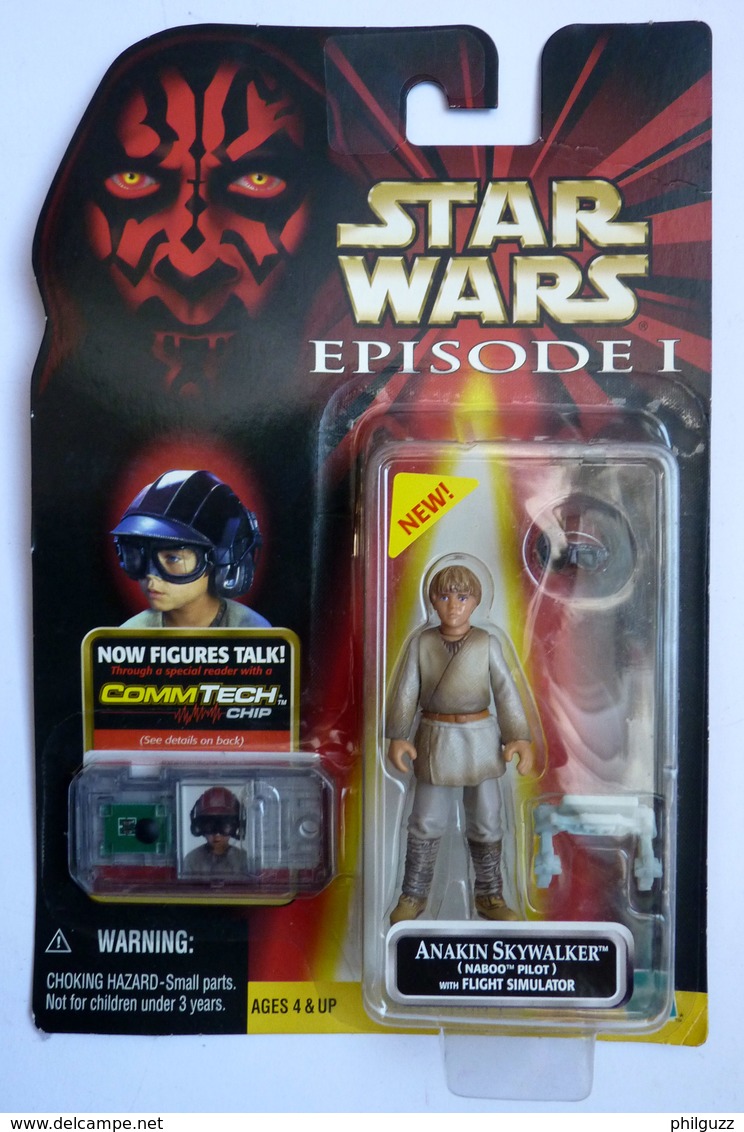 STAR WARS 1995 1 BLISTER US EPISODE I FIGURINE ANAKIN SKYWALKER Naboo Pilot - Episodio I