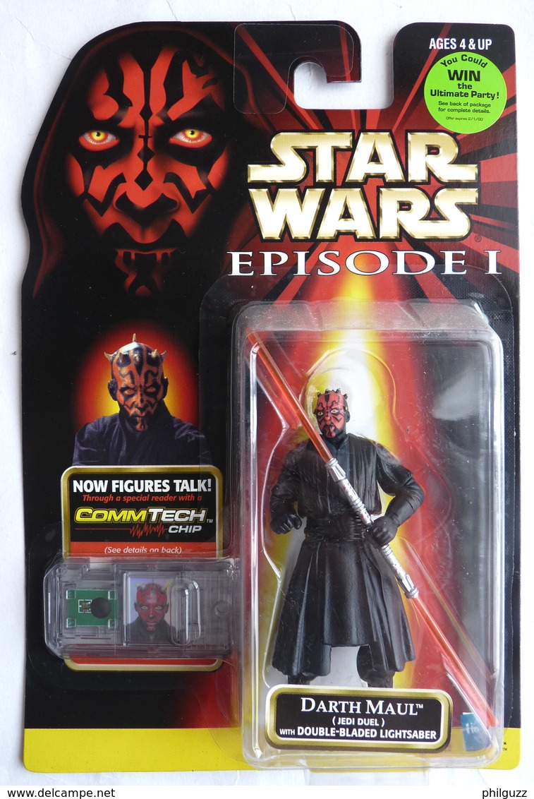 STAR WARS 1995 BLISTER US EPISODE I DARTH MAUL Jedi Duel - Episodio I