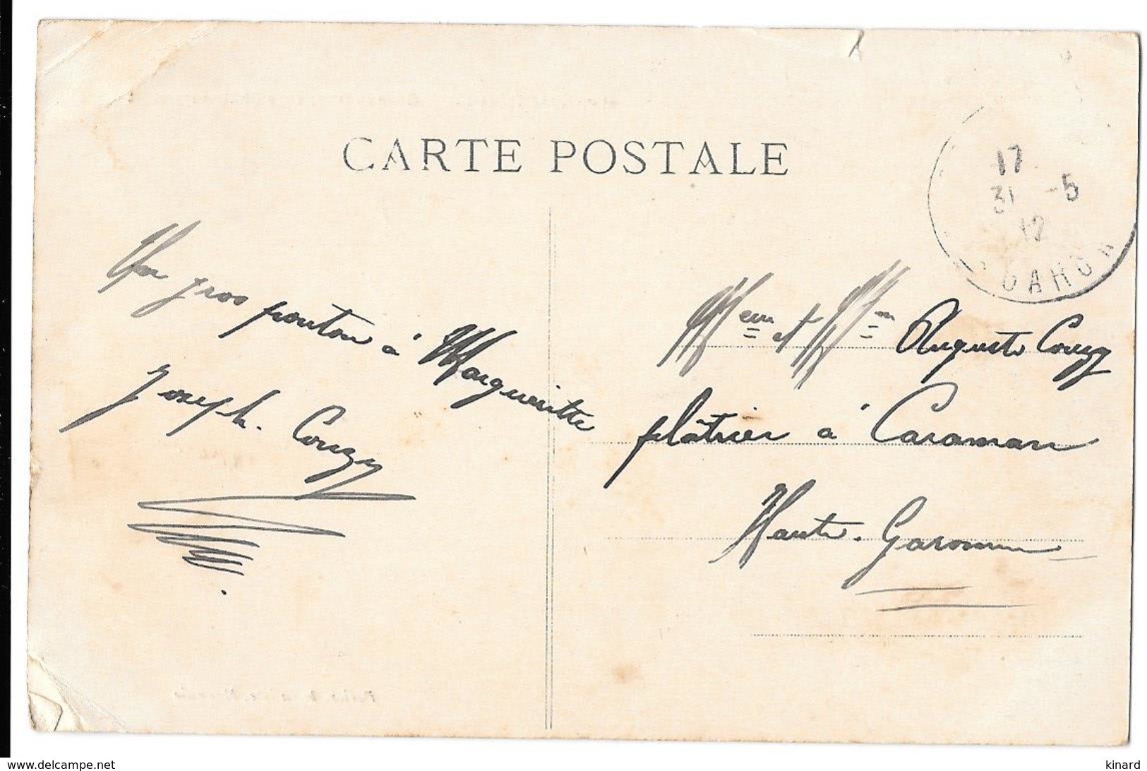 CPA.    MONNAIE..GRANDE RUE.. VERS CHATEAU RENAULT..1912...   VOIR SCAN - Monnaie