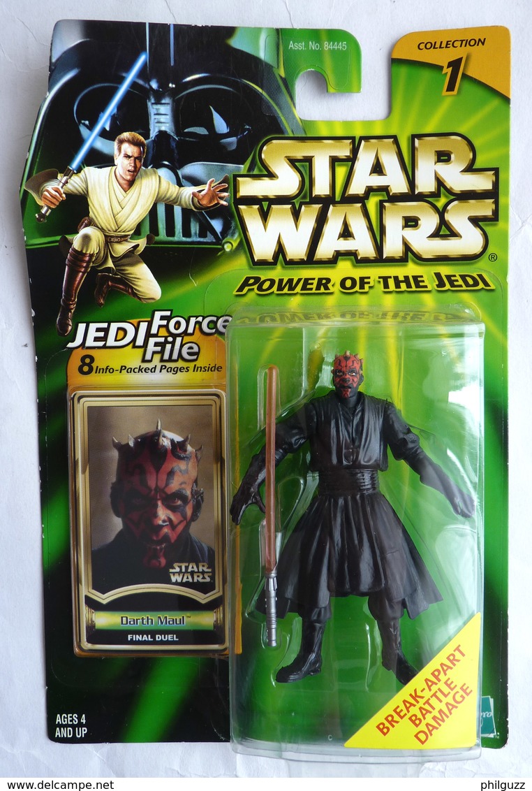 STAR WARS 1995 BLISTER POWER OF THE JEDI FIGURINE  DARTH MAUL Final Duel Blister US - Episode I