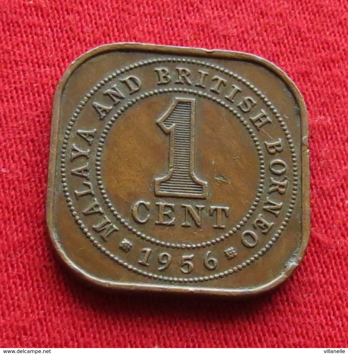 Malaya 1 Cent 1956 KM# 5 Malaia British Borneo Malaysia Malasia Malaisie Malaysie - Malaysie