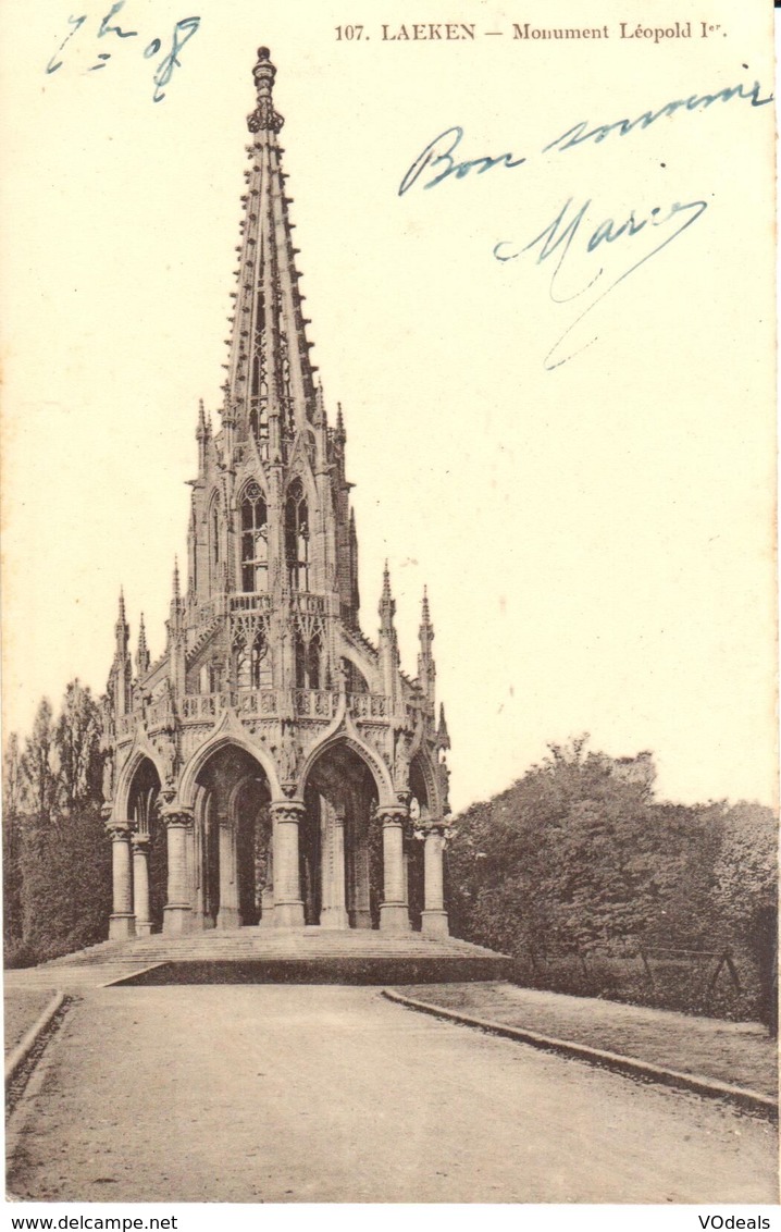 Bruxelles - Brussel  - Laeken - Monument Léopold Ier - Laeken