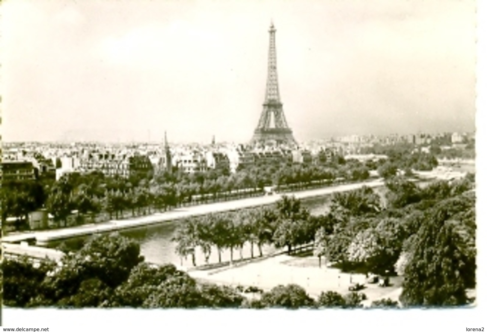 Postal Paris. Vue Sur La Tour Eiffel. Ref. 7-fra258 - Otros & Sin Clasificación