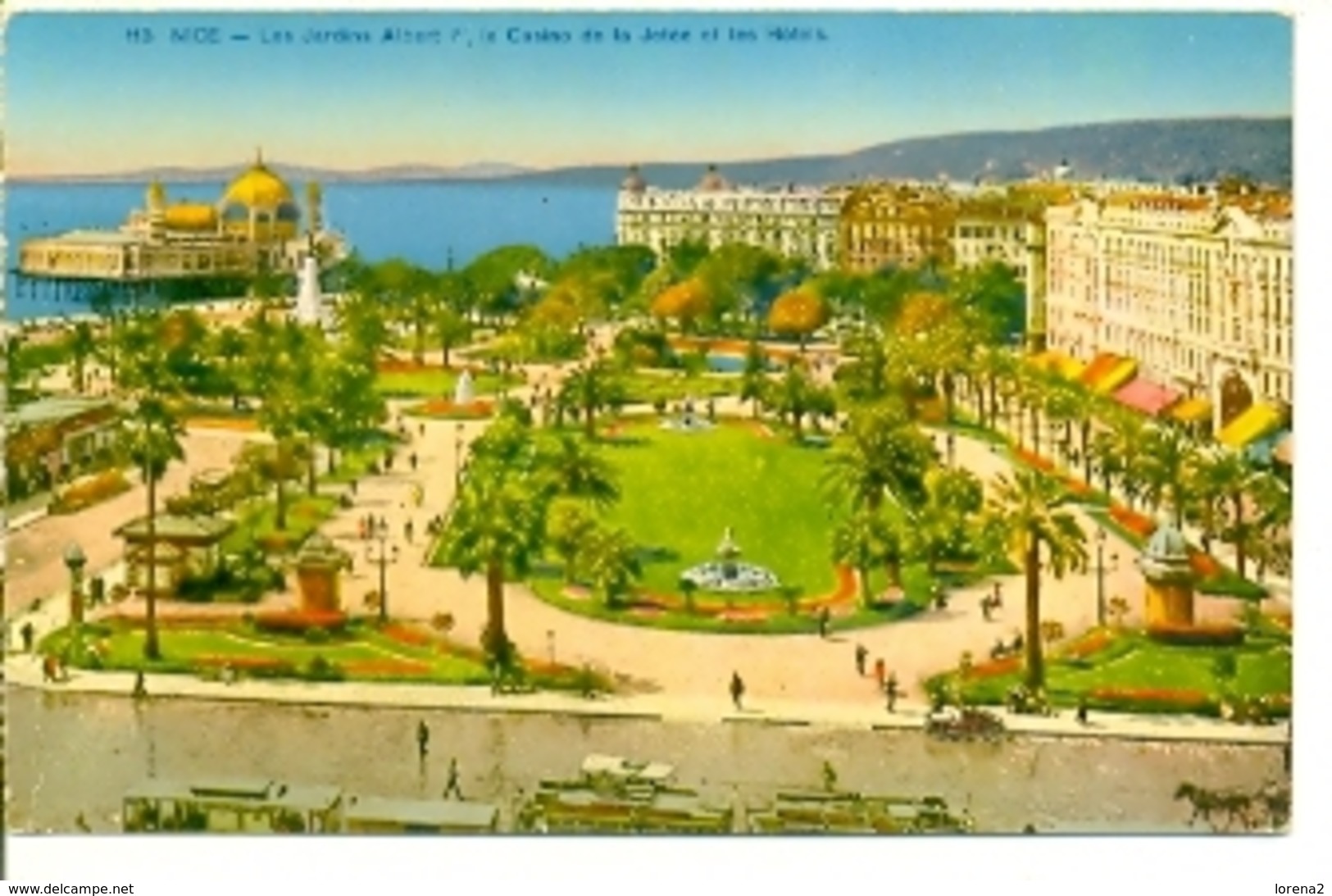 Postal Nice. Les Jardins Albert 1º. Ref. 7-fra261 - Otros & Sin Clasificación