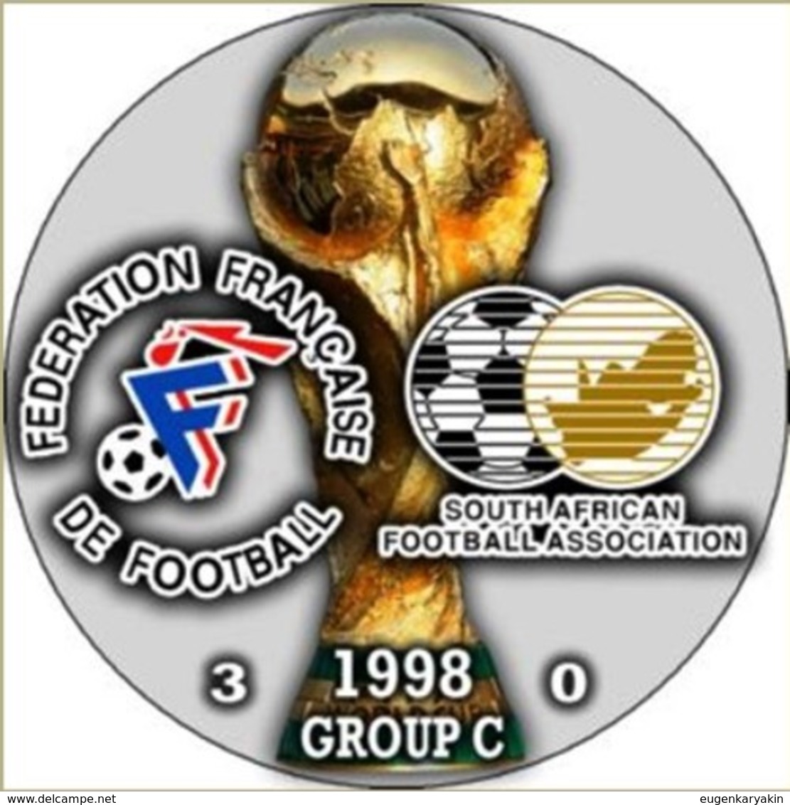 PIN FIFA WORLD CUP 1998 GROUP С FRANCE Vs SOUTH AFRICA - Calcio