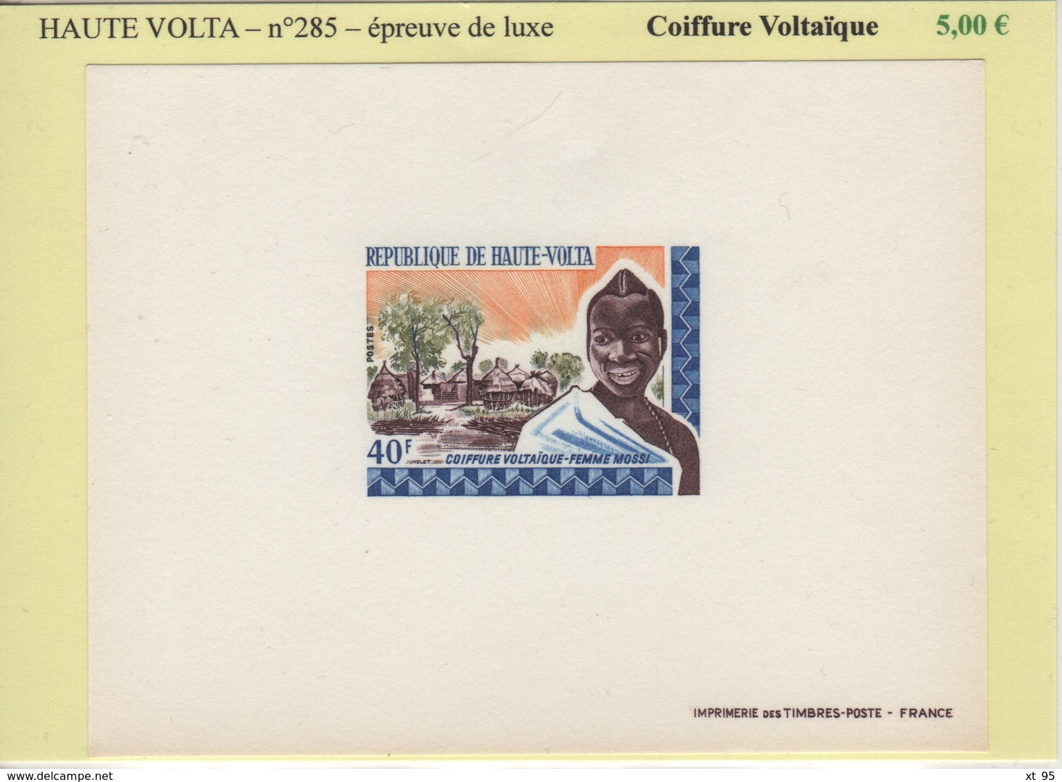 Haute Volta - N°285 - Coiffure Voltaique - Epreuve De Luxe - Haute-Volta (1958-1984)