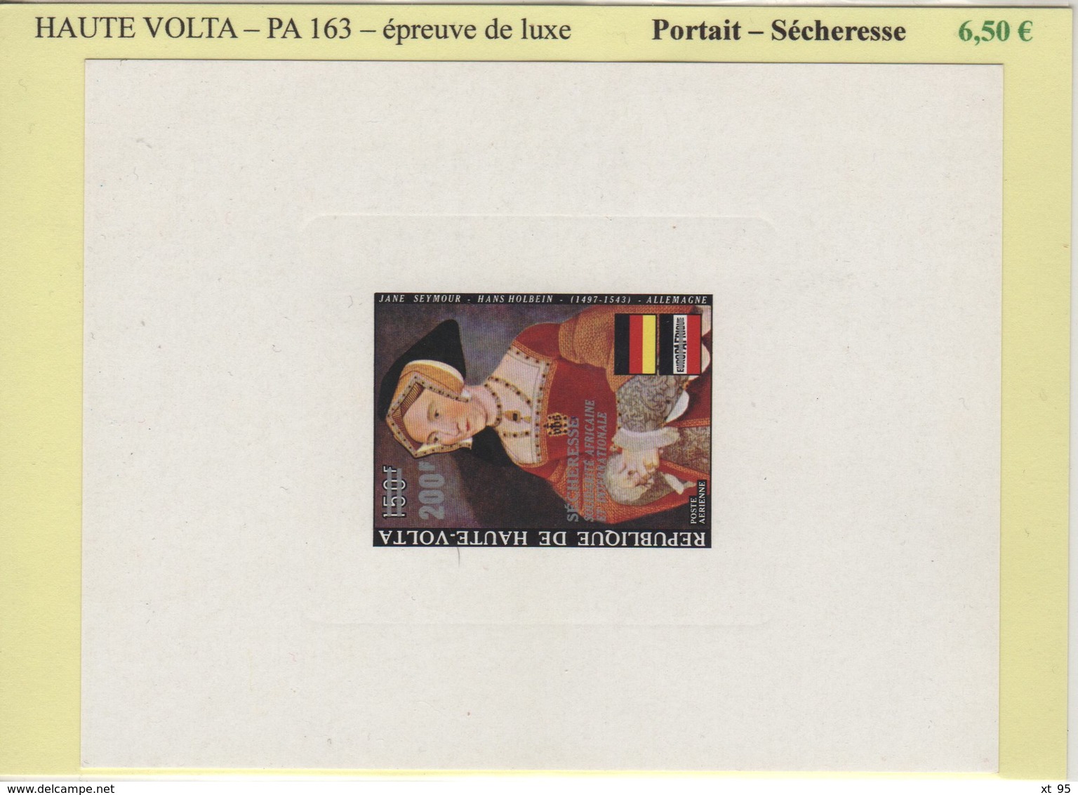 Haute Volta - PA N°163 - Portrait - Secheresse - Epreuve De Luxe - Upper Volta (1958-1984)