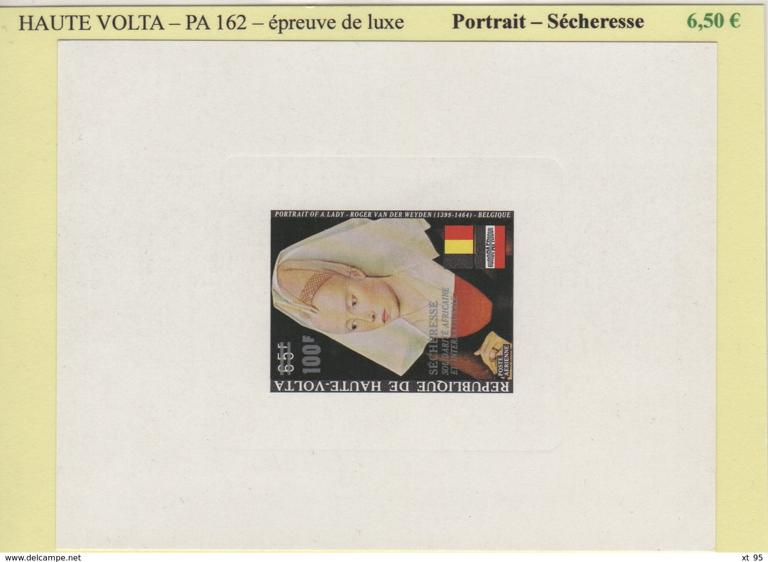 Haute Volta - PA N°163 - Portrait - Secheresse - Epreuve De Luxe - Haute-Volta (1958-1984)