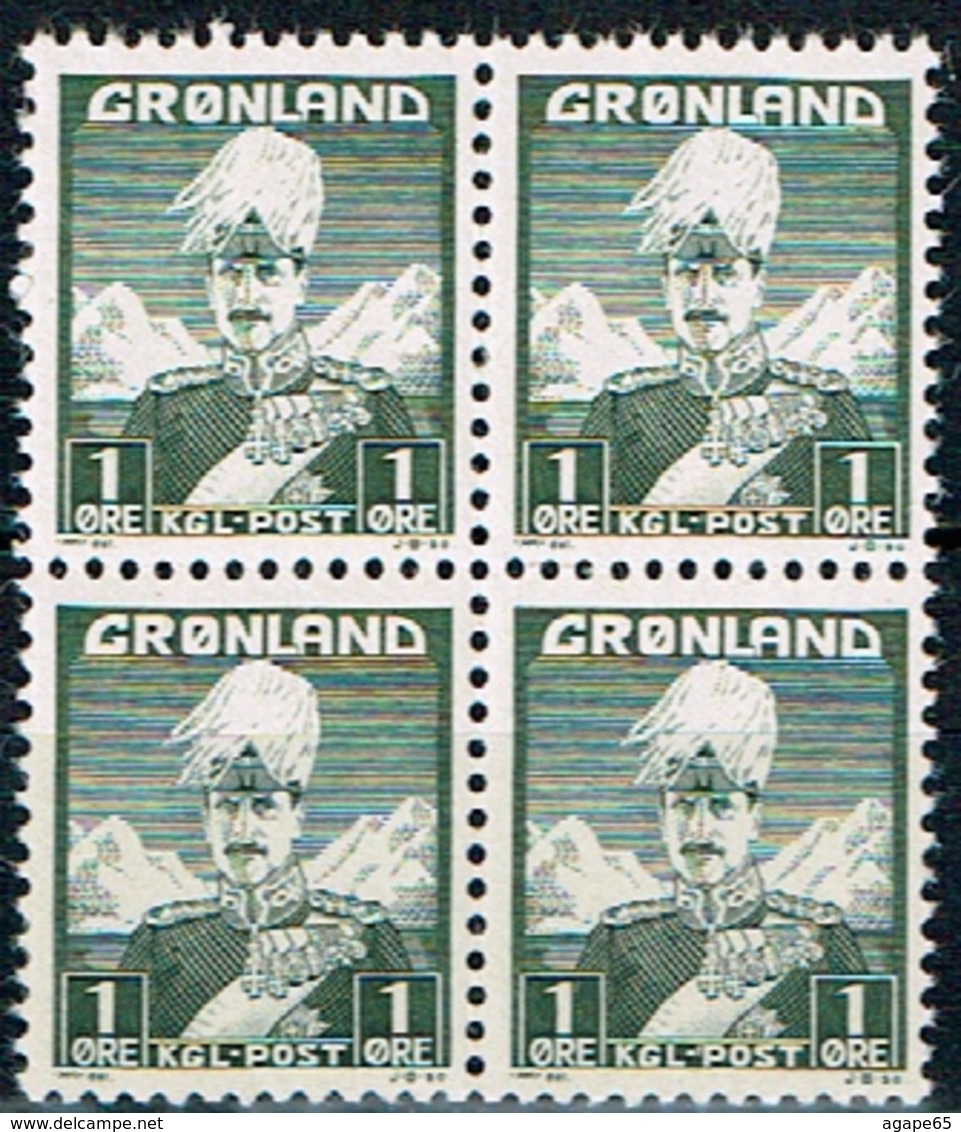 GROELANDIA, REY CHRISTIAN X, 1 ØRE - Gebraucht