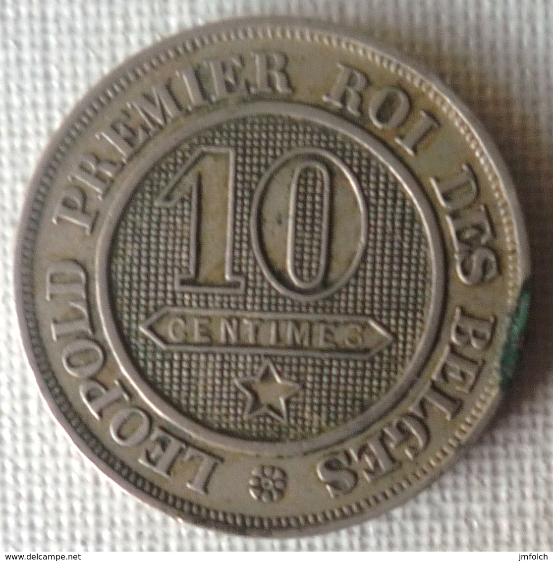 MONEDA DE 10 CENTIMOS DE BELGICA DE 1861 - 10 Cent