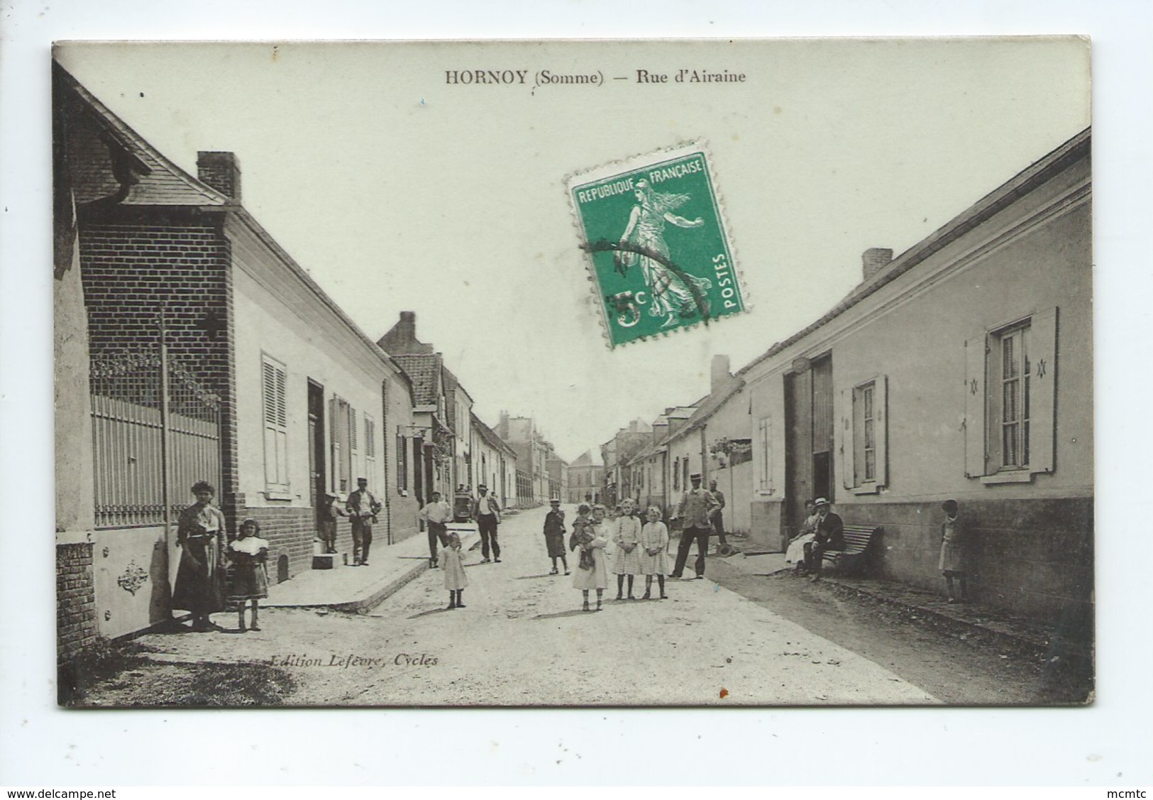 CPA - Hornoy -(Somme) - Rue D'Airaine - Hornoy Le Bourg