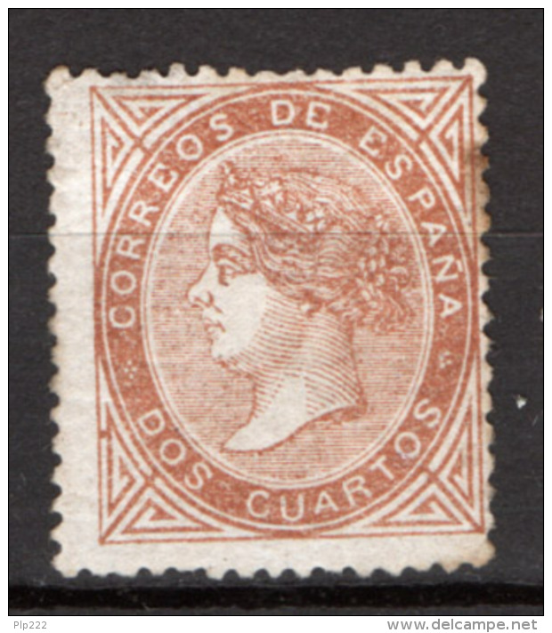 Spagna 1867 Unif.86 (*)/MNG VF/F - Nuovi