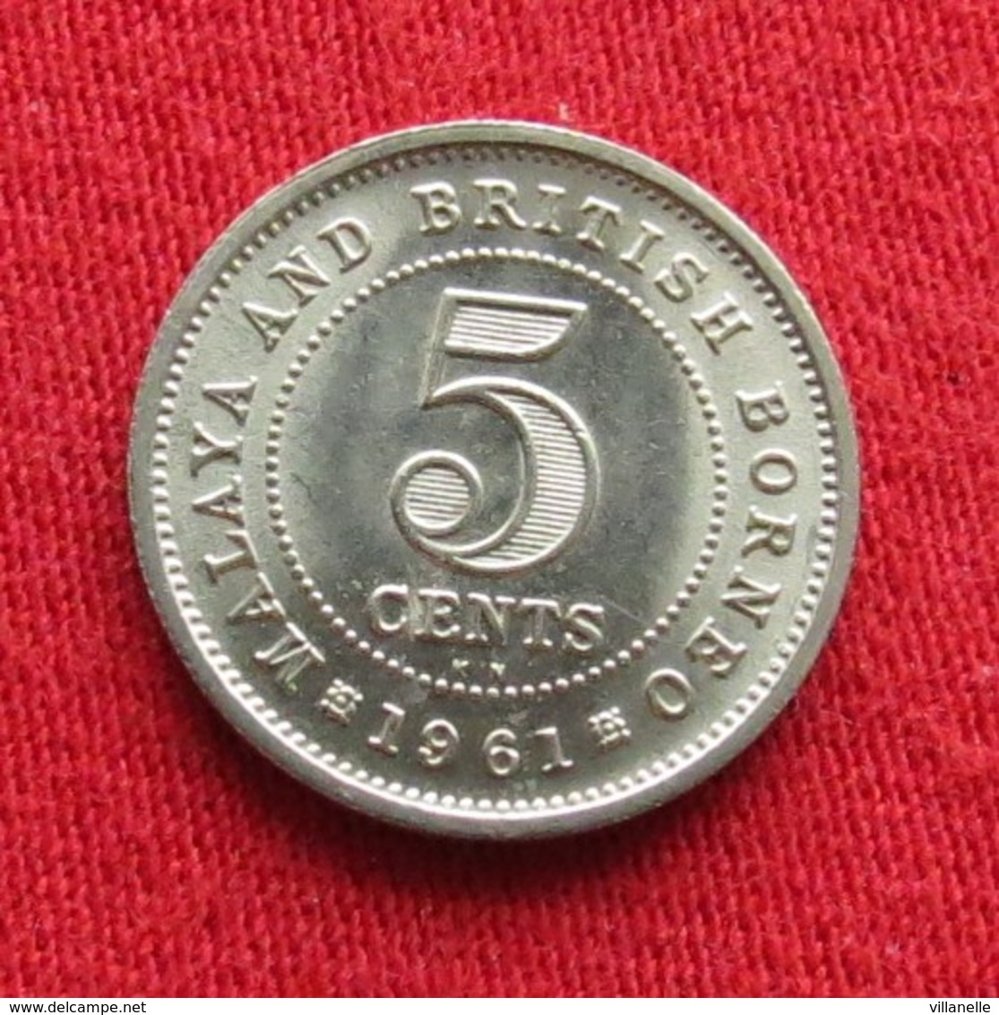 Malaya 5 Cents 1961 KN KM# 1  Malaia British Borneo Malaysia Malasia Malaisie Malaysie - Malaysie