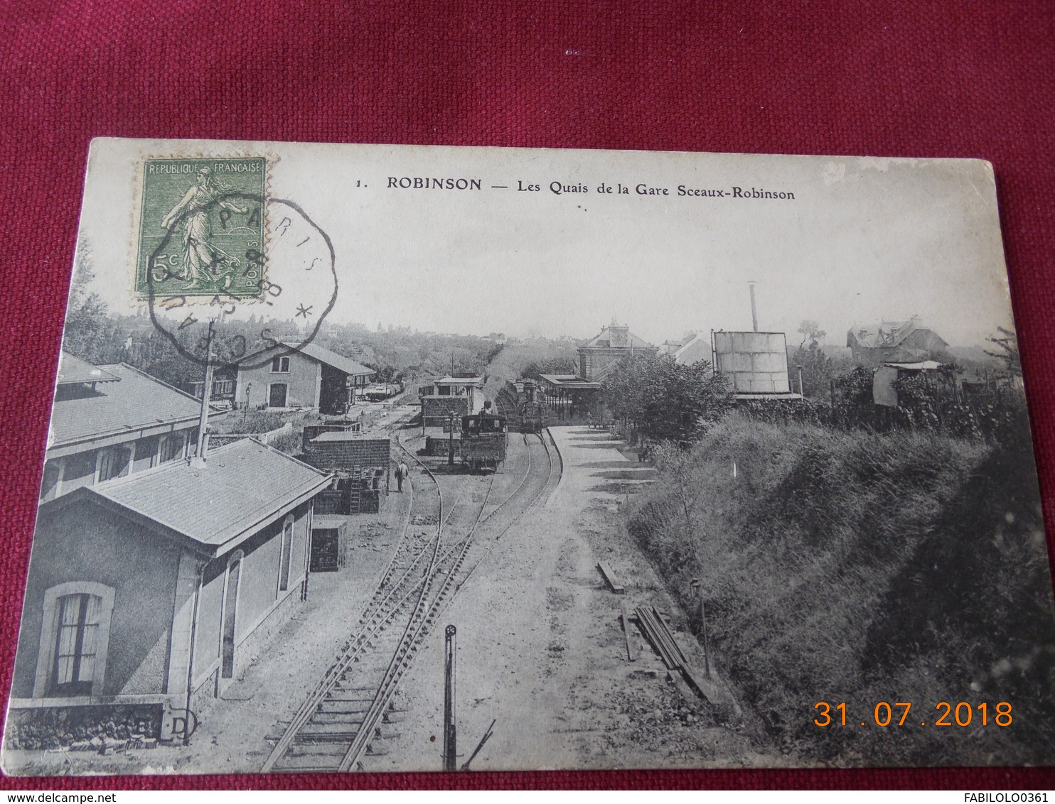 CPA - Robinson - Les Quais De La Gare Sceaux-Robinson - Autres & Non Classés