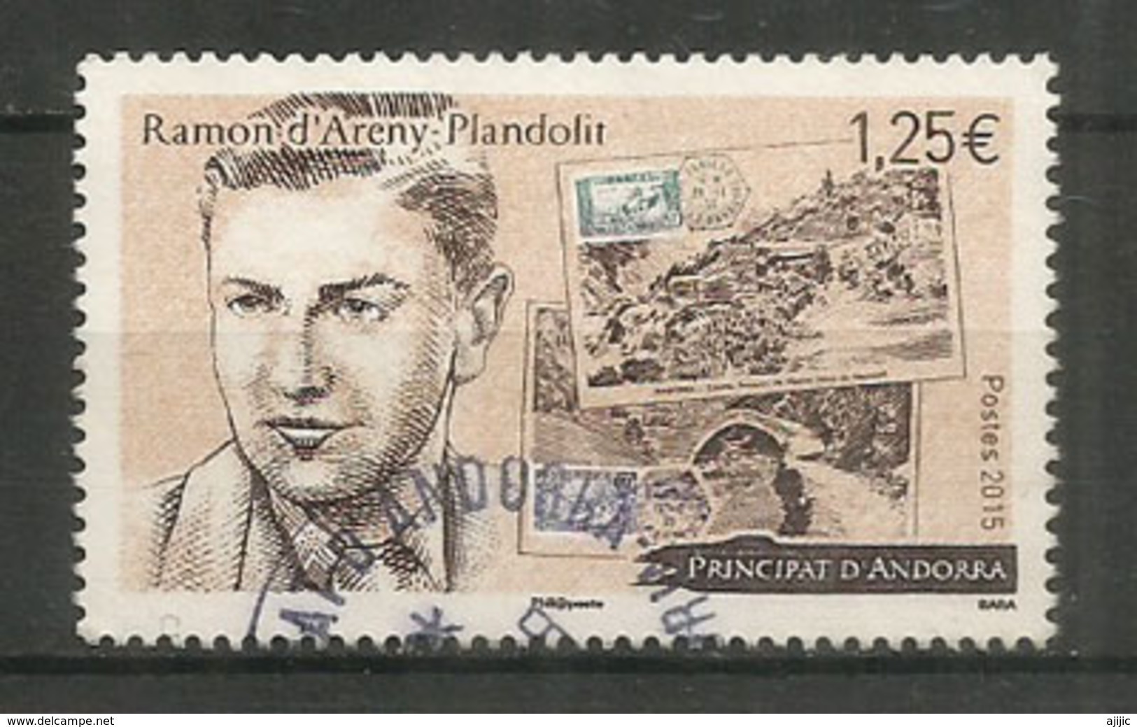 Ramon D'Areny 2015 (Pont Saint Antoine à La Massana & Edification Du Sanctuaire N-D De Meritxell à Canillo), OBLITÉRÉ - Used Stamps