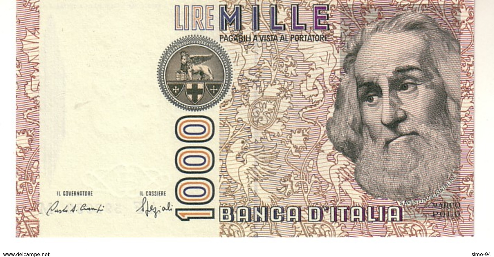 Italy P.109a 1000 Lire 1982 Unc - 1000 Lire