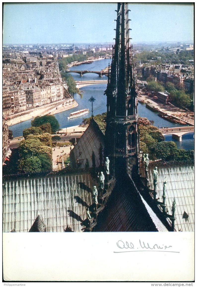 A.Monier : Paris (75) - Notre Dame - Vue Prise De La Tour Nord - Monier