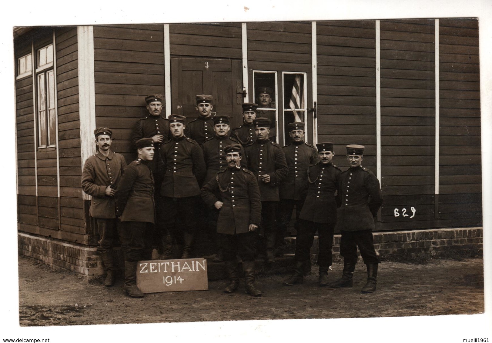 Nr. 1498,  FOTO-AK, WK I, Feldpost, Zeithain - Guerra 1914-18