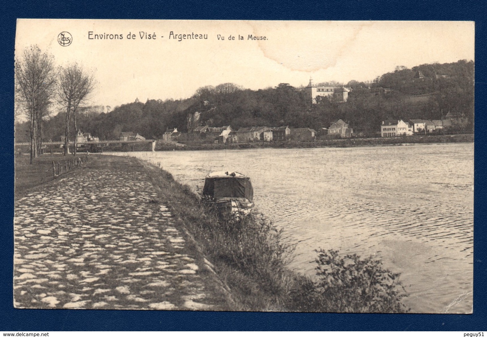 Environs De Visé (Liège). Argenteau Vu De La Meuse. 1925 - Visé