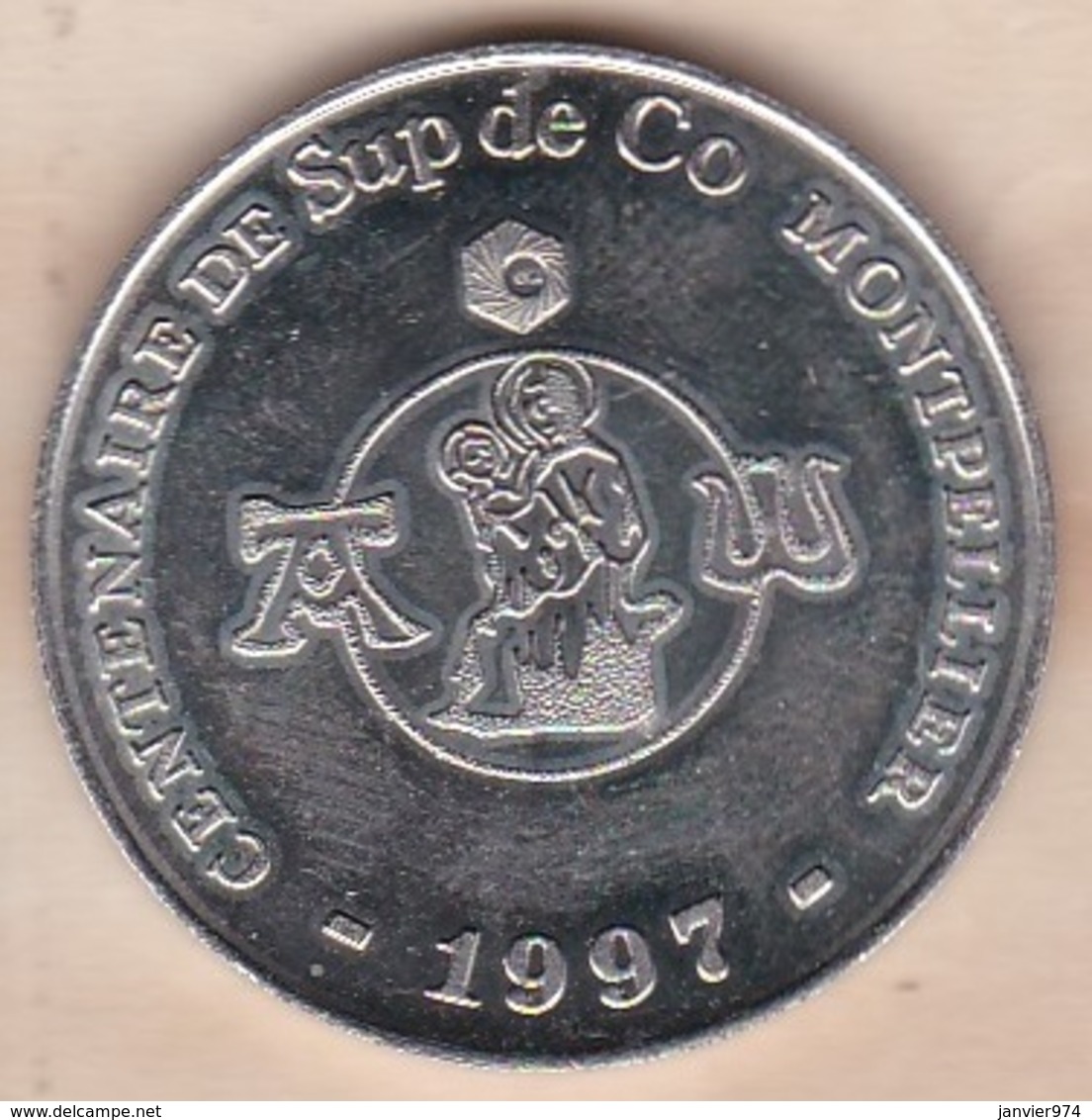 1,5 Euro De Montpellier 1997 Centenaire De Sup De Co - Euros Des Villes