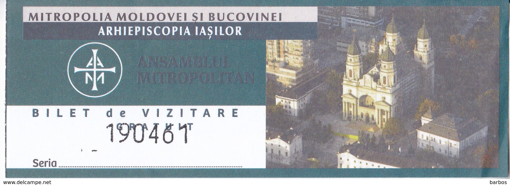 Romania  , Roumanie , Iasi , Mitropoly Museum  , Museum Ticket , 2018 , Used - Tickets D'entrée