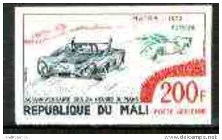 21791 Mali 1973 Le Mans 24hr Race 200f (Maitra &amp; Porsche) IMPERF From Limited Printing (racing Cars) U/m SG 389 - Mali (1959-...)