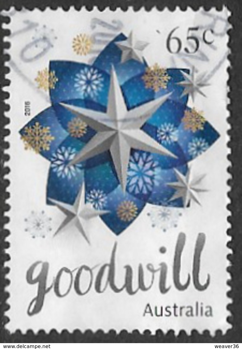 Australia 2016 Christmas 65c Type 1 Sheet Stamp Good/fine Used [38/31157/ND] - Used Stamps