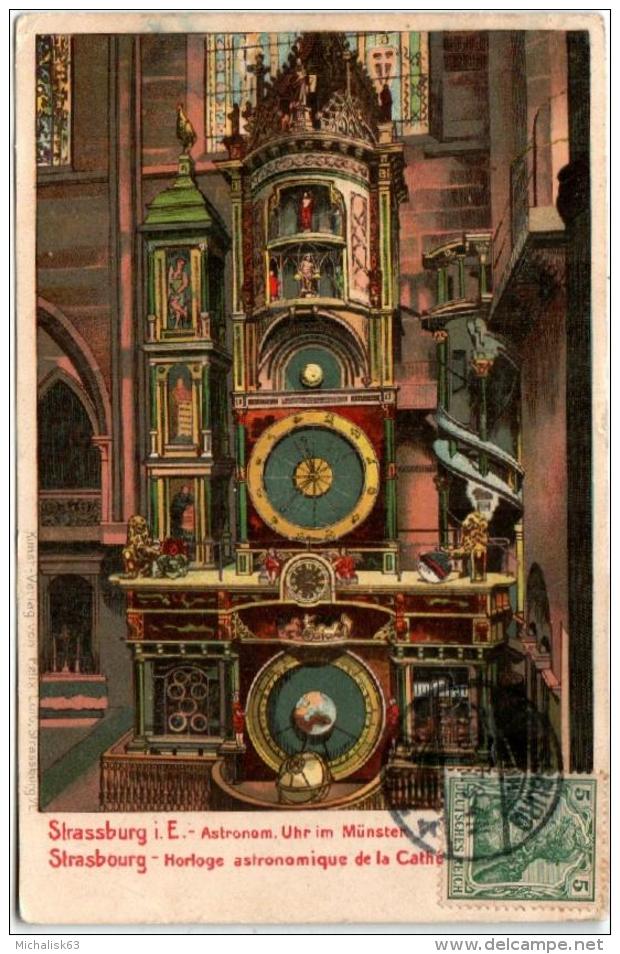 4NY 436 CPA - STRASBOURG - HORLOGE ASTRONOMIQUE - Strasbourg