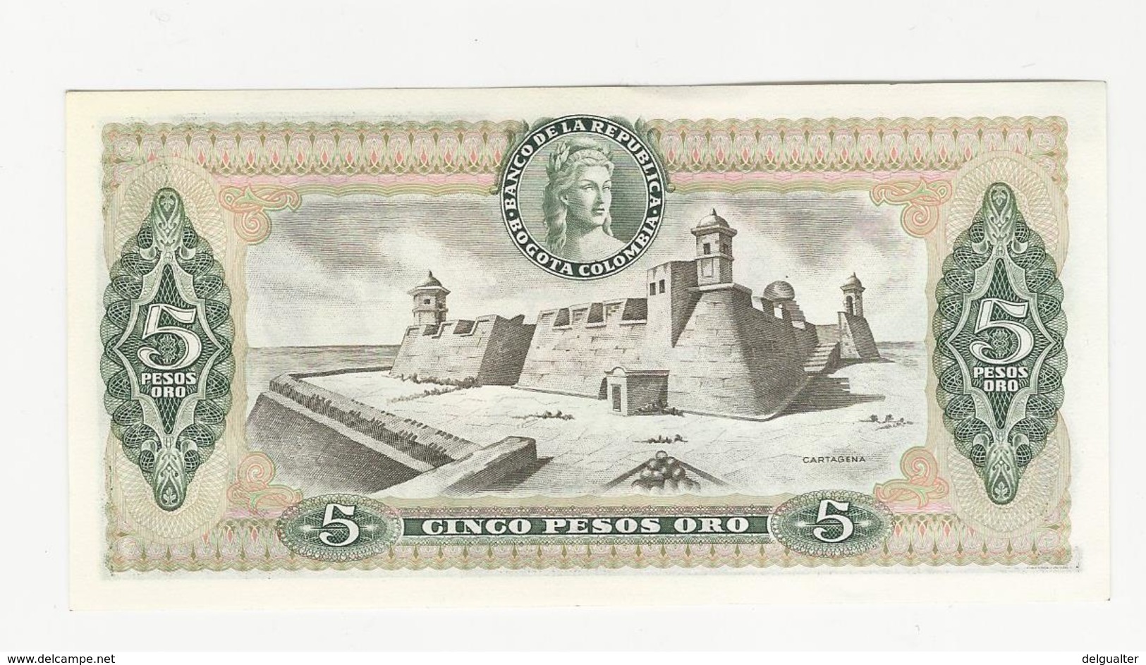 Colombia 5 Pesos 1980 UNC - Colombia