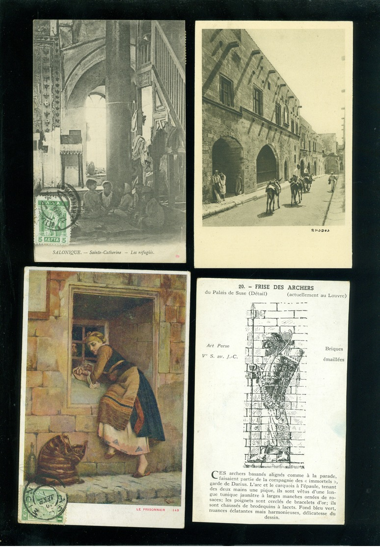 Beau lot de 60 cartes postales de Grèce     Mooi lot van 60 postkaarten van Griekenland  - 60 scans