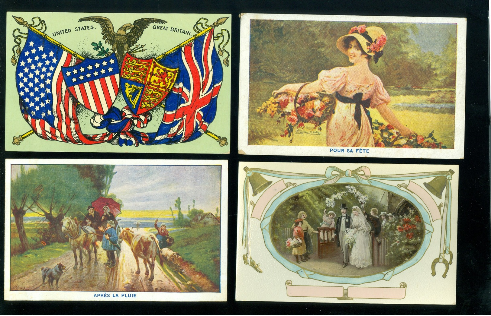 Beau Lot De 60 Cartes Postales De Fantaisie   Mooi Lot 60 Postkaarten Van Fantasie -  60 Scans - 5 - 99 Cartes