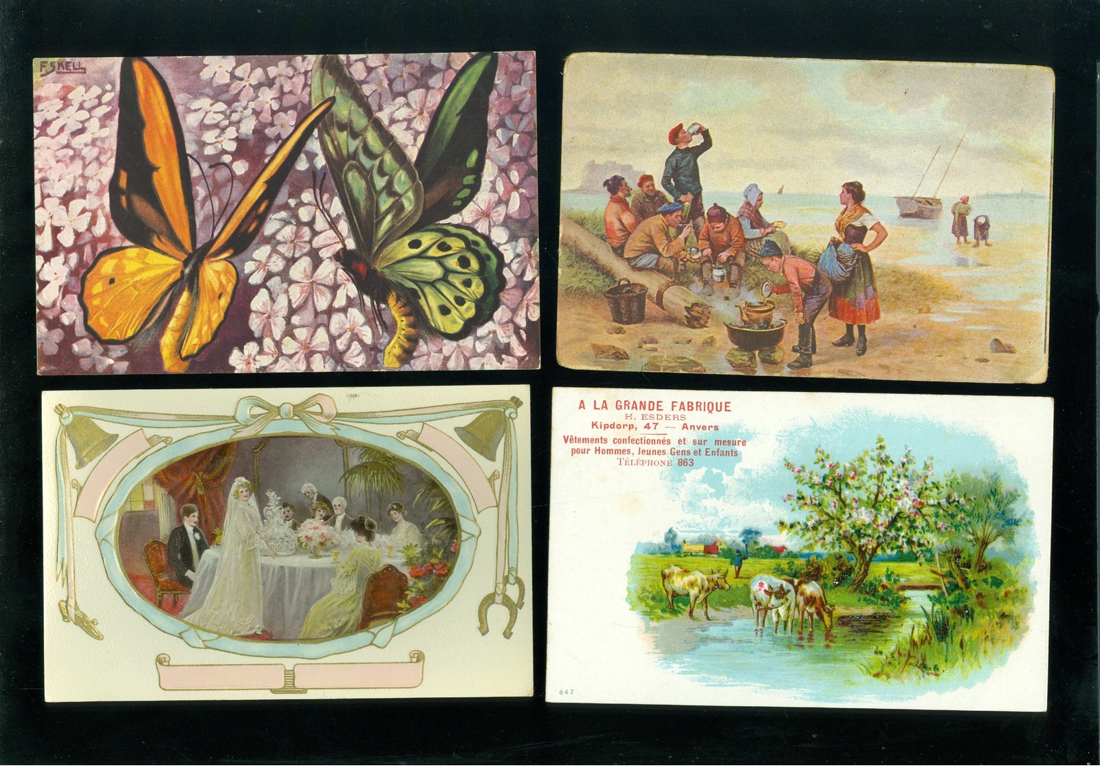 Beau Lot De 60 Cartes Postales De Fantaisie   Mooi Lot 60 Postkaarten Van Fantasie -  60 Scans - 5 - 99 Postcards