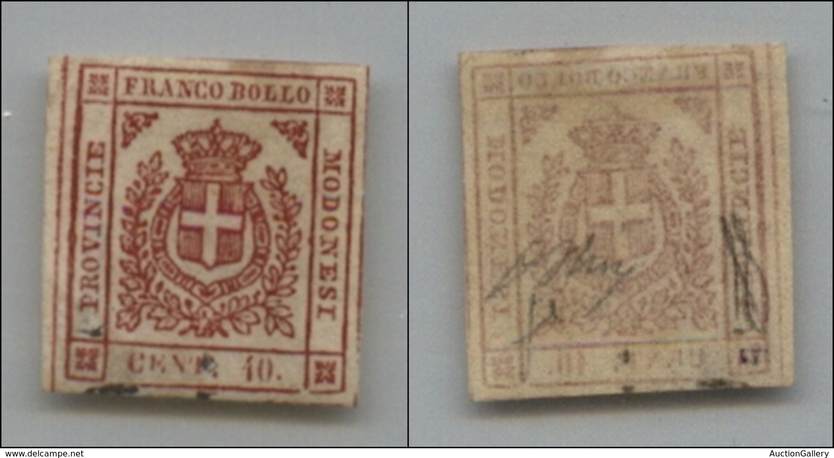 20107 ANTICHI STATI - MODENA - 1859 - 40 Cent Rosa Carminio (17) Nuovo Con Gomma (300) - Autres & Non Classés