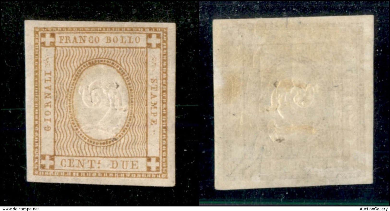 20497 REGNO D'ITALIA - VITTORIO EMANUELE II - 1862 - 2 Cent (10a) Nuovo Con Gomma (recuperata) - Andere & Zonder Classificatie