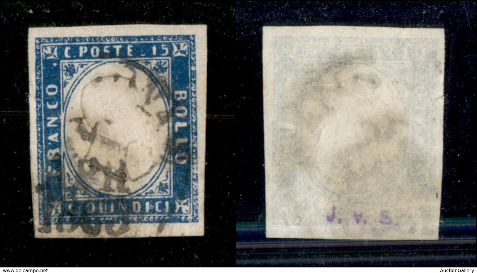 20503 REGNO D'ITALIA - VITTORIO EMANUELE II - 1863 - 15 Cent (11) Usato - Ottimi Margini (80) - Autres & Non Classés