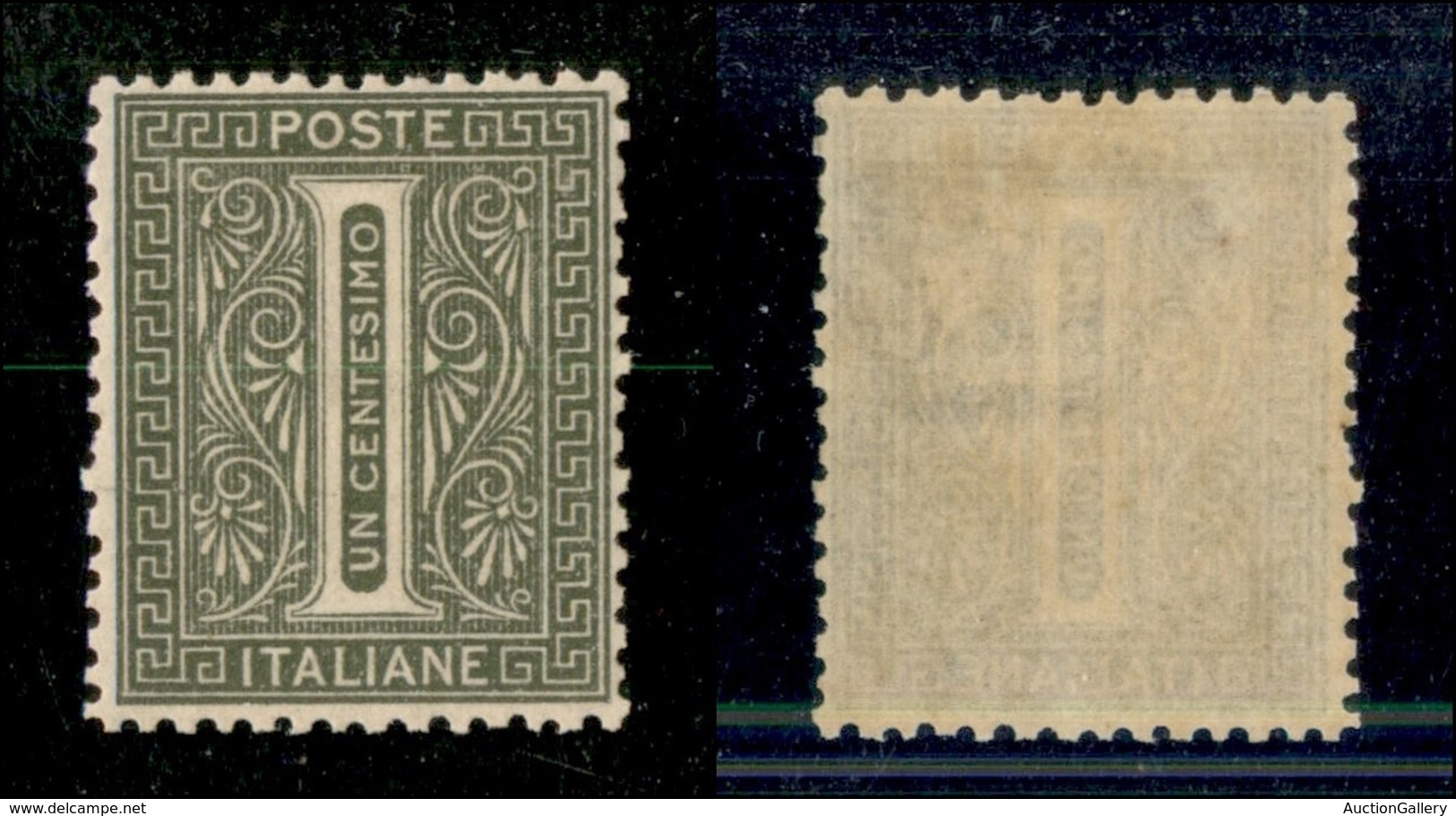 20599 REGNO D'ITALIA - VITTORIO EMANUELE II - 1866 – 1 Cent Torino (T14) Nuovo Con Gomma – Ottimamente Centrato (40) - Andere & Zonder Classificatie