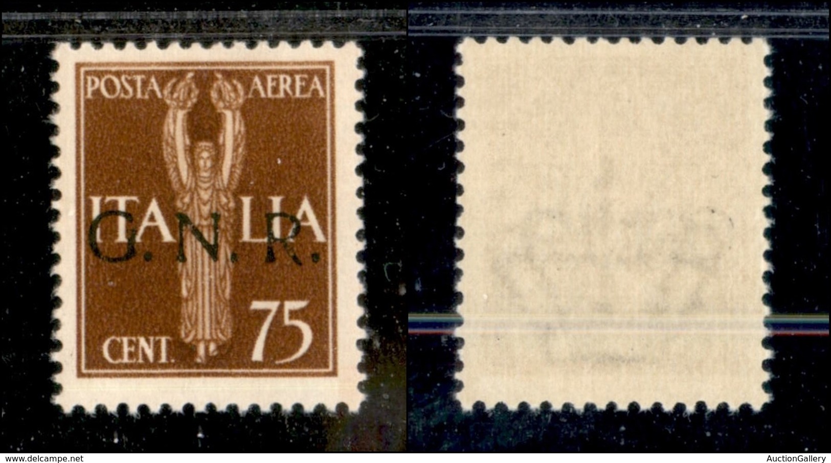 21481 REPUBBLICA SOCIALE - GNR VERONA - 1944 - 75 Cent (119-Aerea) - Gomma Integra (52) - Autres & Non Classés