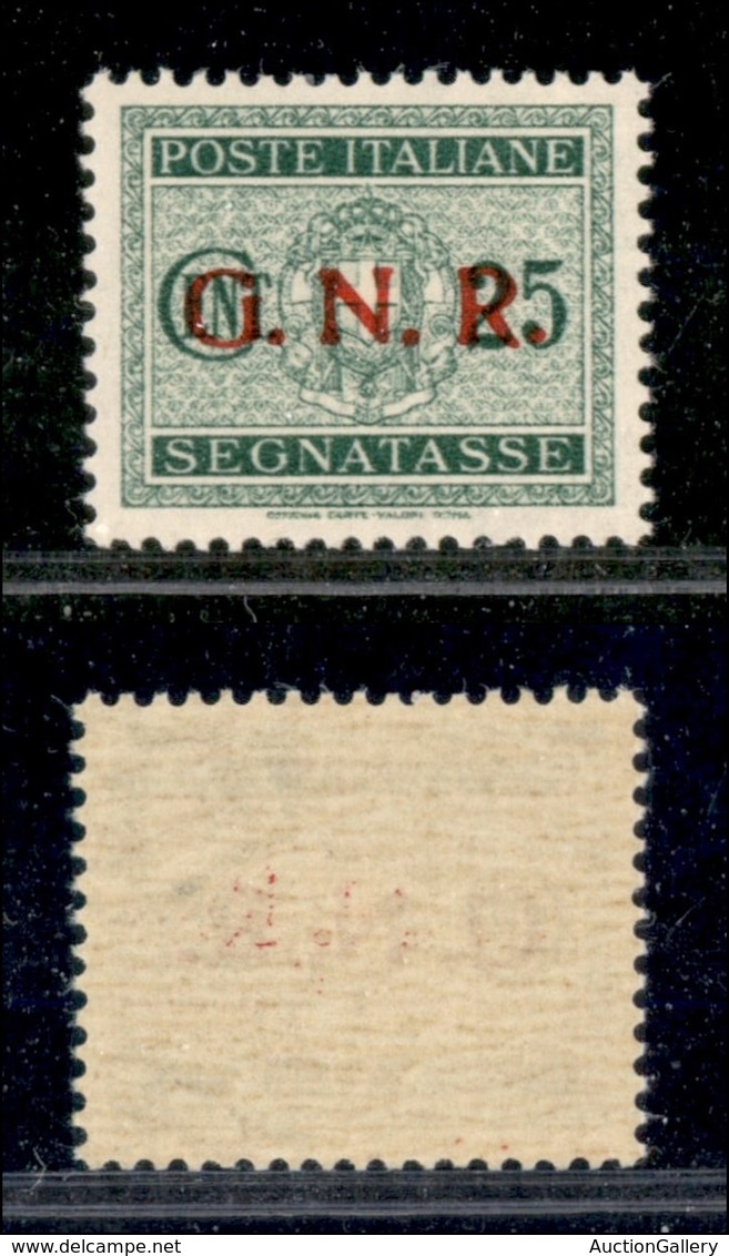 21507 REPUBBLICA SOCIALE - GNR VERONA - 1944 – 25 Cent (50 – Segnatasse) – Gomma Integra – Ottimamente Centrato - Autres & Non Classés