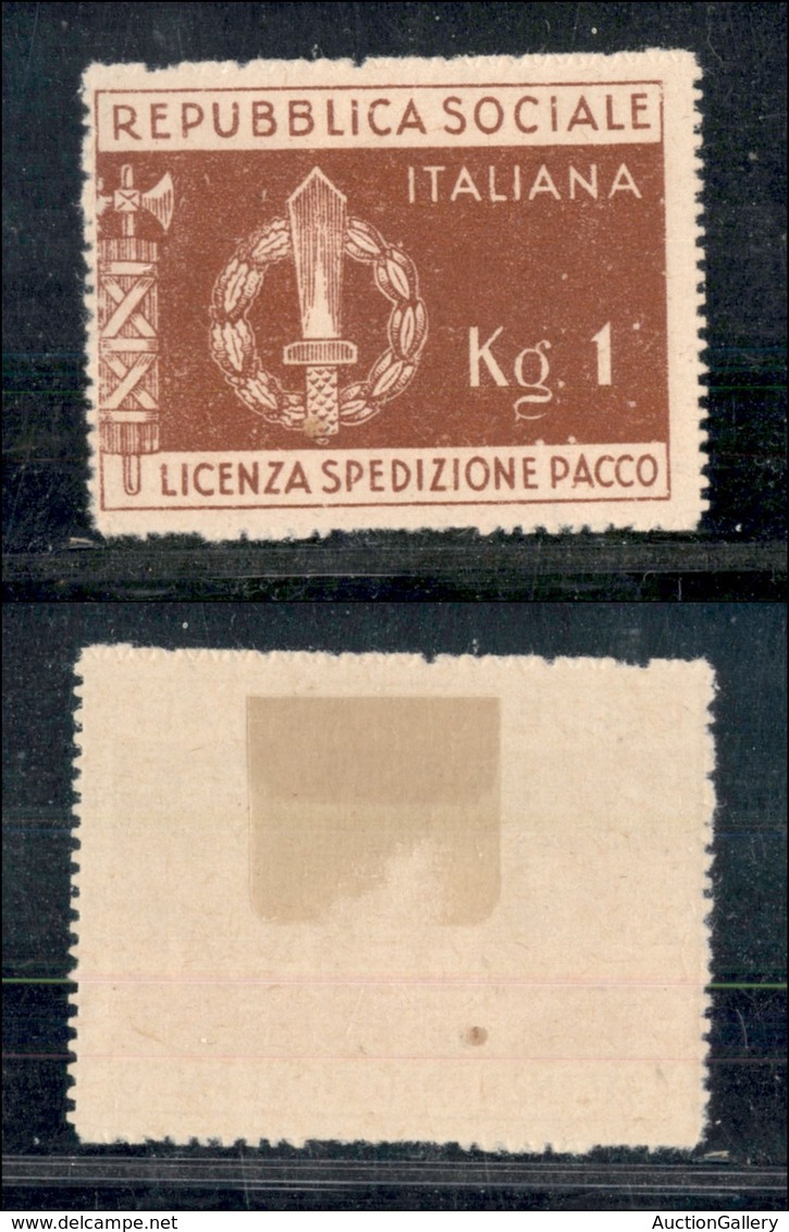 21571 REPUBBLICA SOCIALE - RSI - 1944 - 1Kg Franchigia Militare (1) Nuovo Senza Gomma (50) - Autres & Non Classés