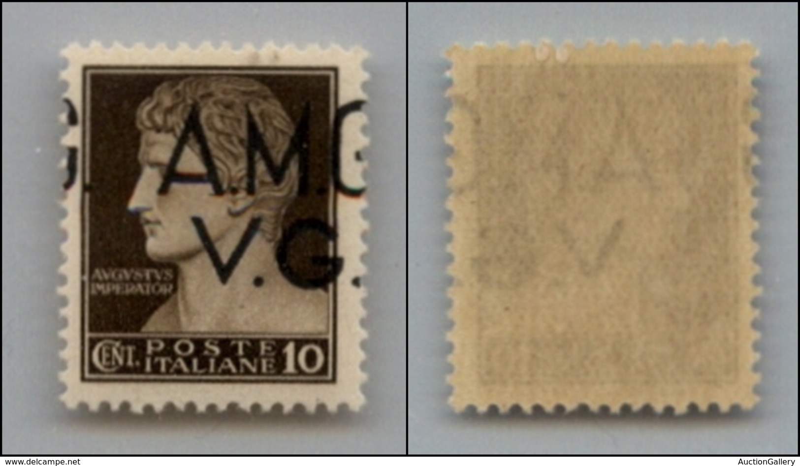 21579 TRIESTE - AMGVG - 1945 – 10 Cent (1ho) Con G A Cavallo – Gomma Integra (20) - Autres & Non Classés