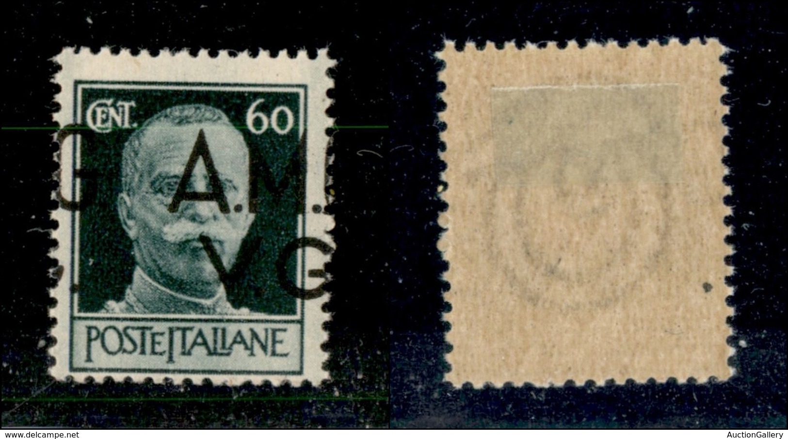 21588 TRIESTE - AMGVG - 1945/1947 – 60 Cent (60hl – Non Catalogato) Con Soprastampa Spostata A Sinistra G AM / VG – Nuov - Autres & Non Classés