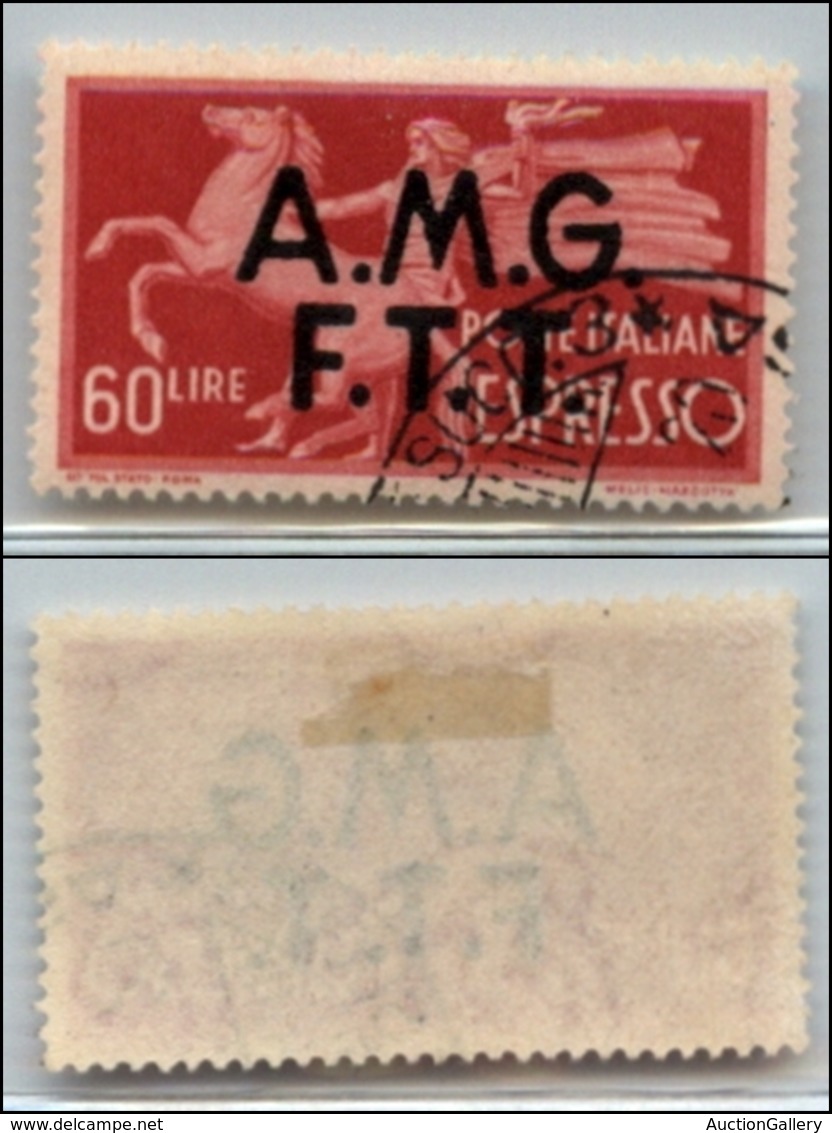 21681 TRIESTE - AMGFTT - 1948 - Espressi - 60 Lire (4) Usato (60) - Autres & Non Classés