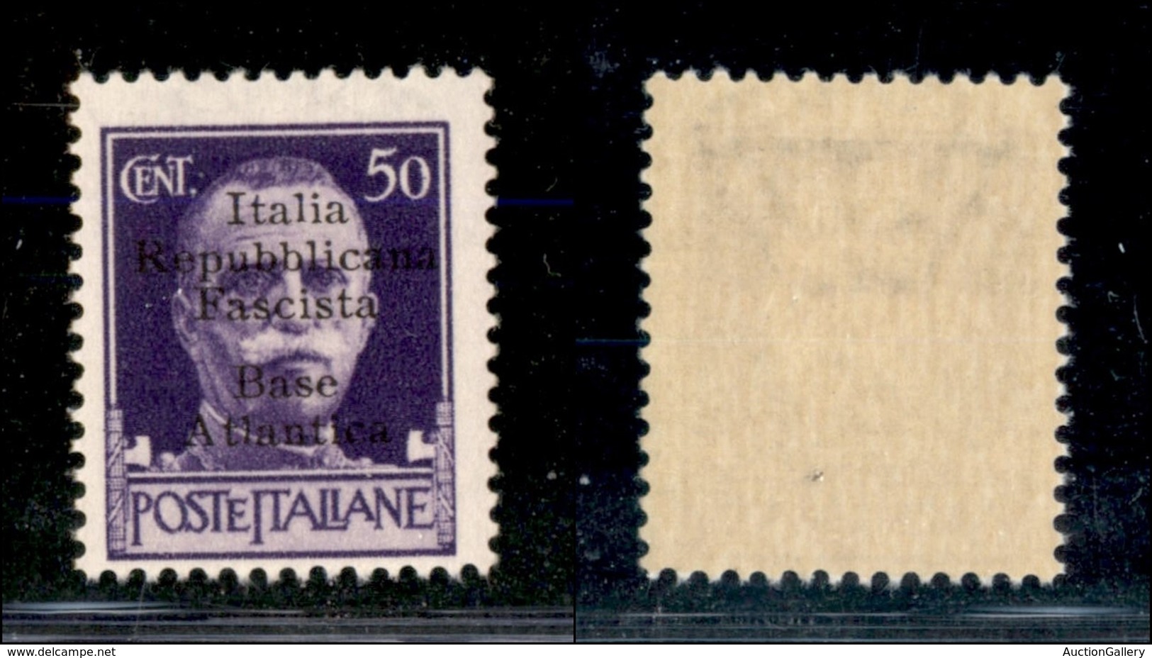 21762 ENISSIONI LOCALI - BASE ATLANTICA - 1943 – 50 Cent (11) – Gomma Integra (77) - Autres & Non Classés