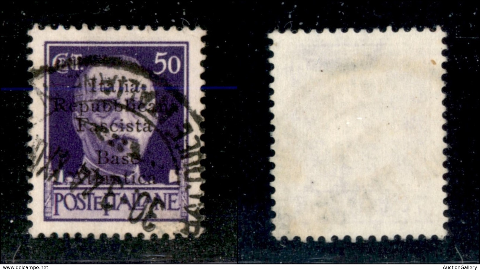 21765 ENISSIONI LOCALI - BASE ATLANTICA - 1943 – 50 Cent (11) Usato (50) - Andere & Zonder Classificatie