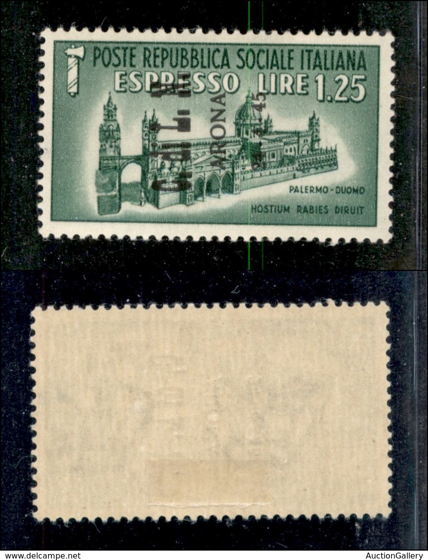 21840 EMISSIONI CLN - ARONA - 1945 – 1,25 Lire Espresso (16) – Gomma Originale (250) - Autres & Non Classés