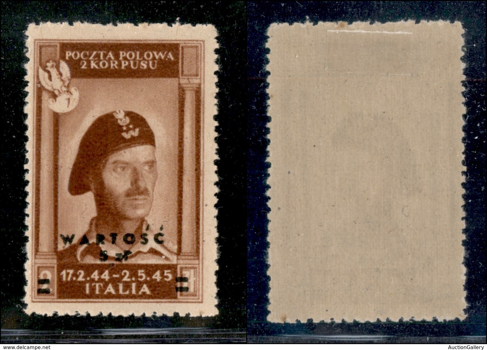 21920 CORPO POLACCO - POSTA AEREA - 1946 - 5 Zloty Su 2 (1-Aerea) - Gomma Originale (75) - Sonstige & Ohne Zuordnung