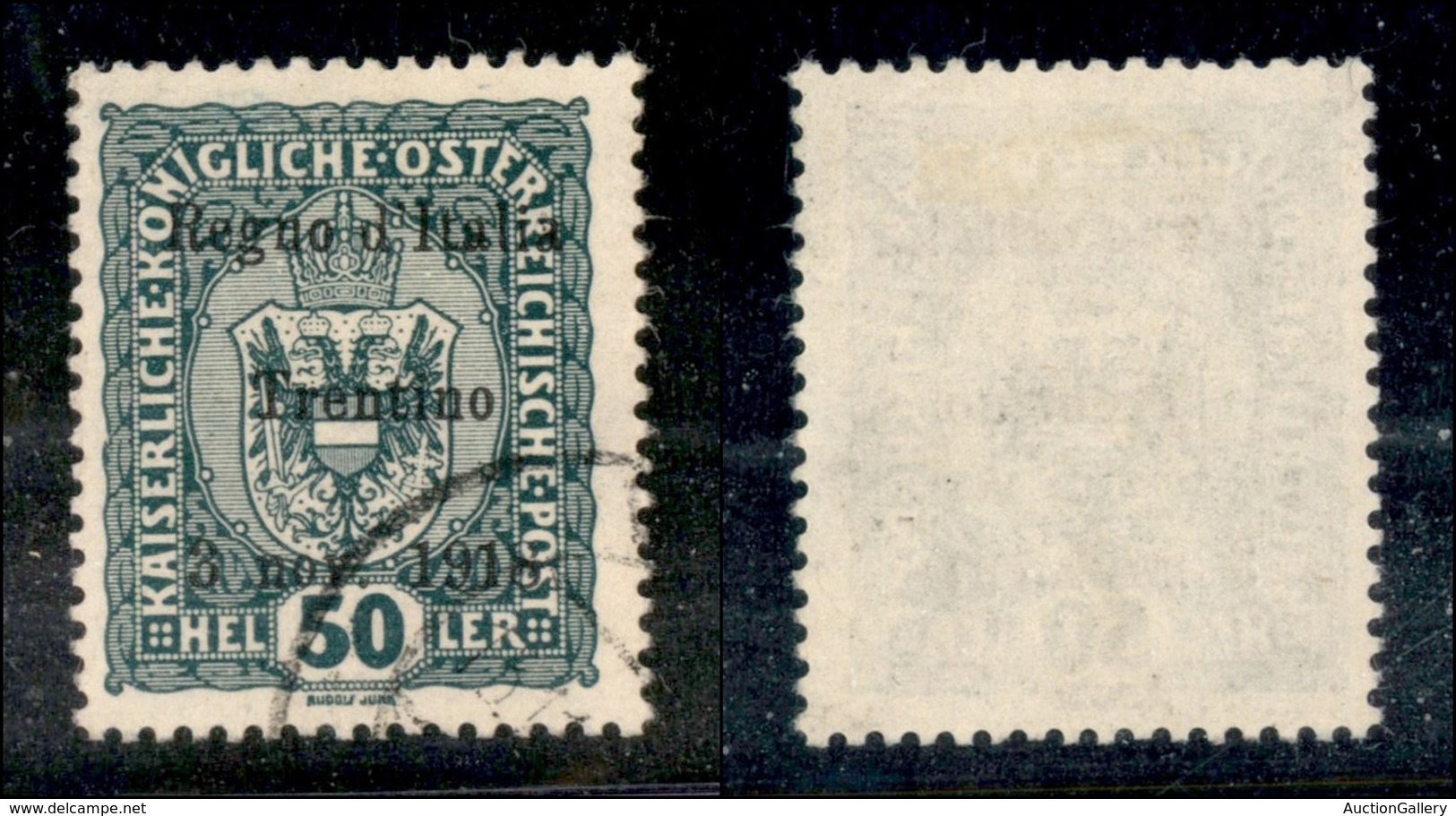 21952 OCCUPAZIONI - TRENTINO - ALTO ADIGE - 1918 – 50 Heller Soprastampato (11 – Usato - Autres & Non Classés