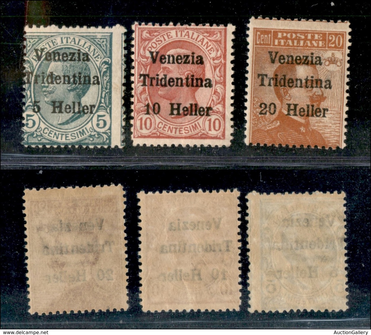 21968 OCCUPAZIONI - TRENTINO - ALTO ADIGE - 1918 – Soprastampati (28/30) – Serie Completa – Gomma Integra (30) - Andere & Zonder Classificatie