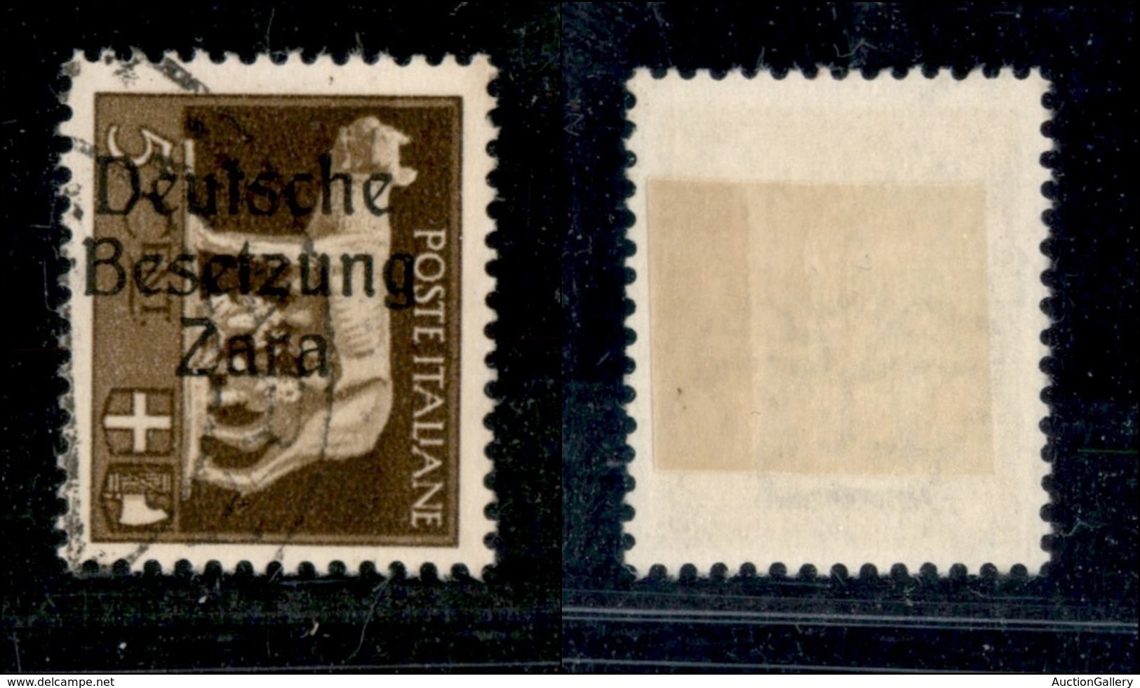 22441 OCCUPAZIONE TEDESCA - ZARA - 1943 - 5 Cent (1) - Usato (325) - Andere & Zonder Classificatie