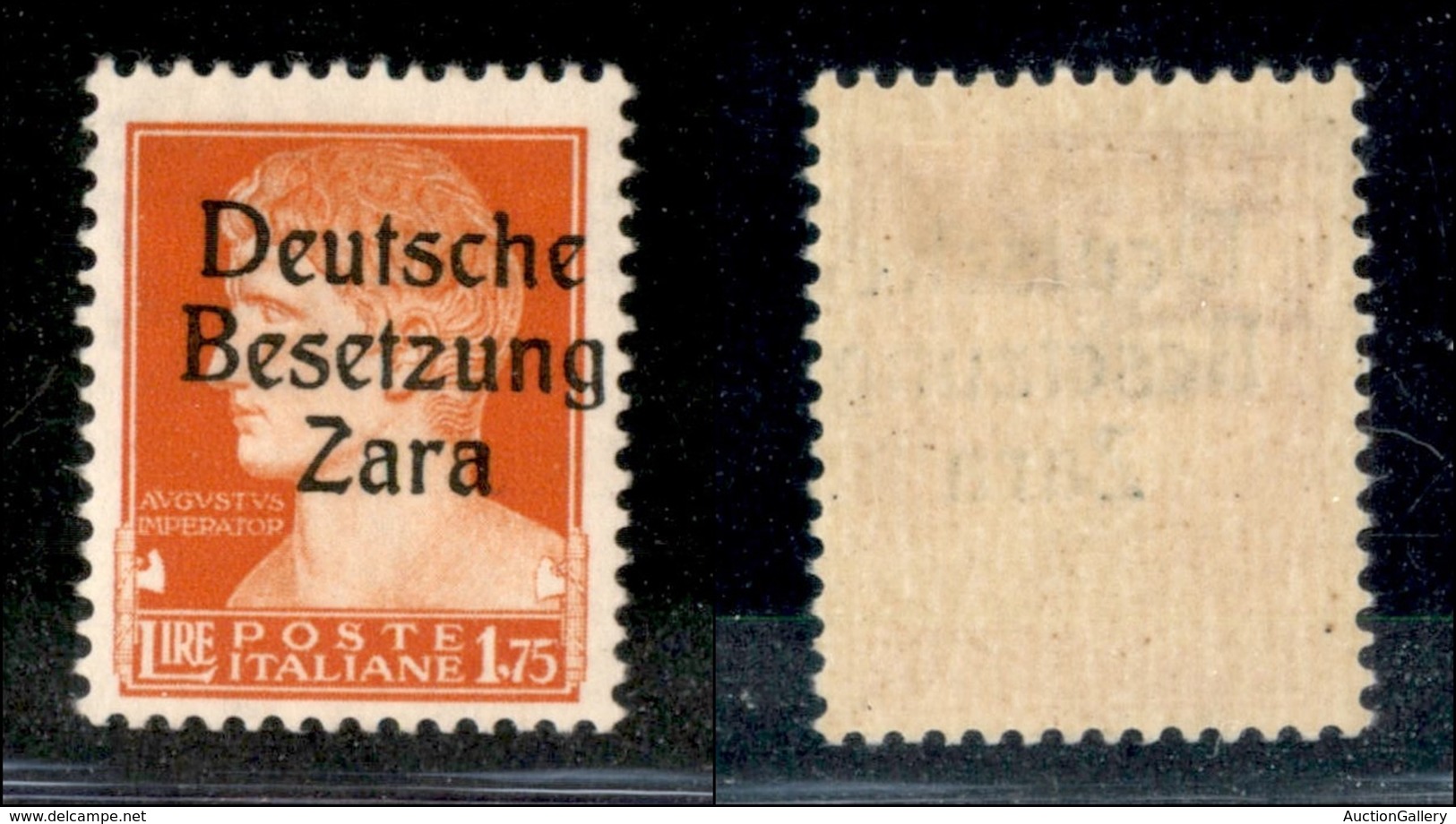 22461 OCCUPAZIONE TEDESCA - ZARA - 1943 – 1,75 Lire (11/II) – Gomma Originale (50) - Autres & Non Classés